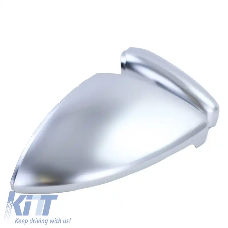 Capace oglinzi potrivite pentru VW Golf VII (7) 12-20 / Touran 15+ Aluminiu periat 2 bucăți-image-6301818