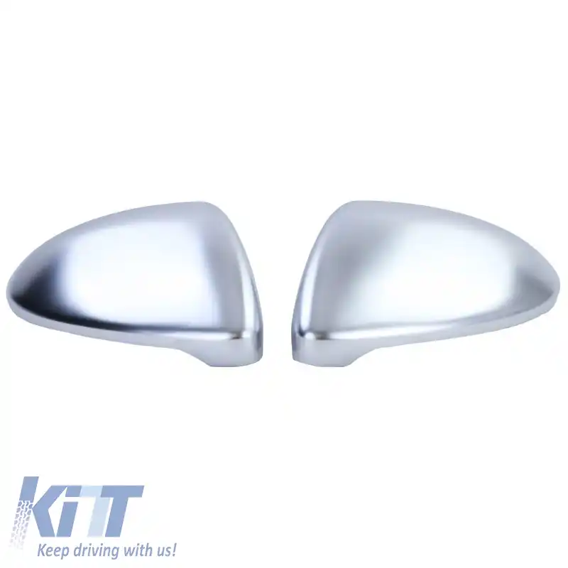 Capace oglinzi potrivite pentru VW Golf VII (7) 12-20 / Touran 15+ Aluminiu periat 2 bucăți-image-6301819