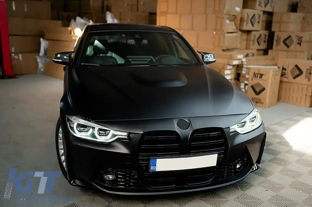 Capace oglinzi si Eleron Portbagaj compatibil cu BMW Seria 3 F30 (2011-2018) M4 Design Real Carbon-image-6109607