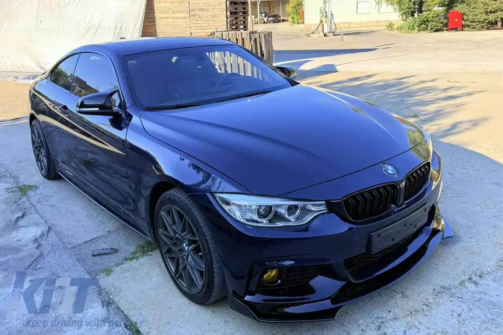 Capace oglinzi stil M, potrivite pentru BMW Seria 1 F20, Seria 2 F22, Seria 3 F30, Seria 3 GT F34, Seria 4 F32, F33, F36, i3, X1 E84, negru lucios-image-6237084