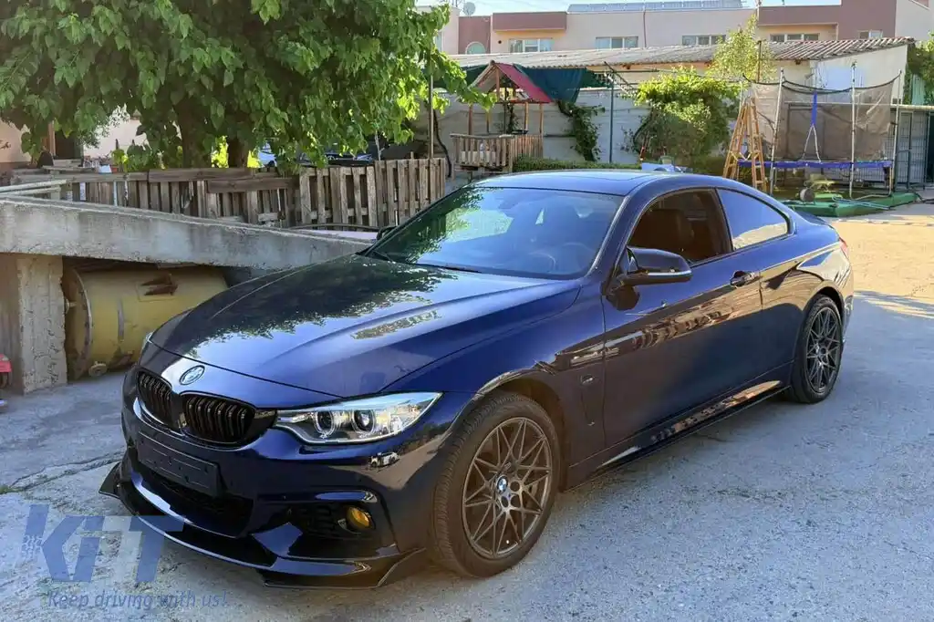 Capace oglinzi stil M, potrivite pentru BMW Seria 1 F20, Seria 2 F22, Seria 3 F30, Seria 3 GT F34, Seria 4 F32, F33, F36, i3, X1 E84, negru lucios-image-6237085