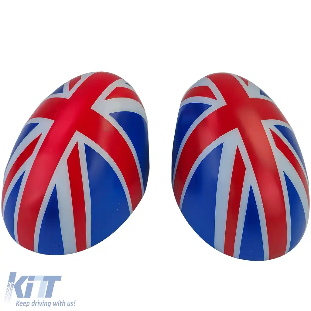 Capace oglinzi Union Jack alb albastru roșu potrivite pentru Mini F54 F55 F56 F57 13-18-image-6194019