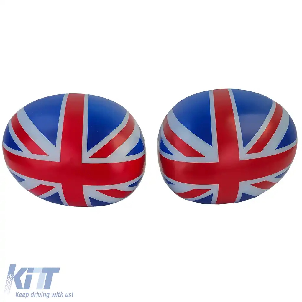 Capace oglinzi Union Jack alb albastru roșu potrivite pentru Mini F54 F55 F56 F57 13-18-image-6194020