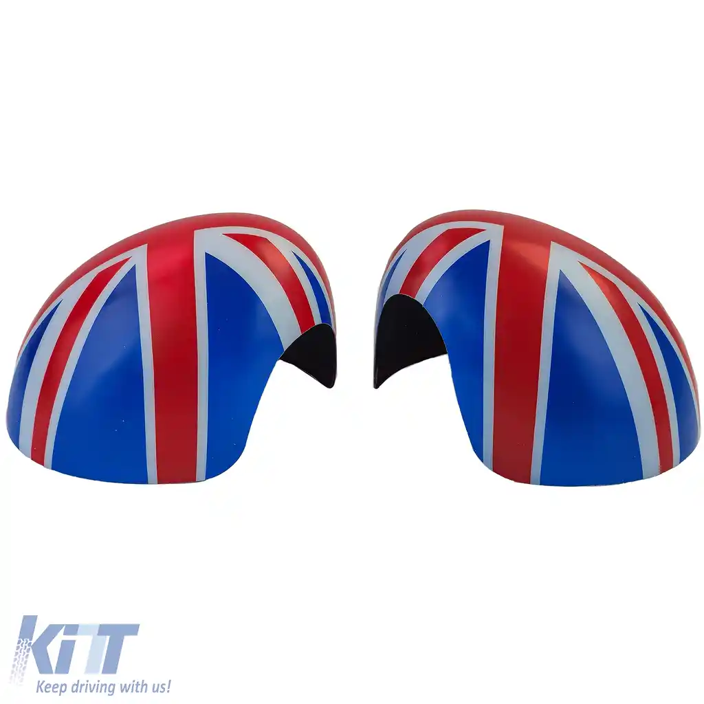 Capace oglinzi Union Jack alb albastru roșu potrivite pentru Mini F54 F55 F56 F57 13-18-image-6194021