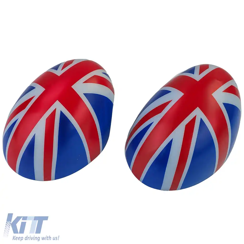 Capace oglinzi Union Jack alb albastru roșu potrivite pentru Mini F54 F55 F56 F57 13-18-image-6194022