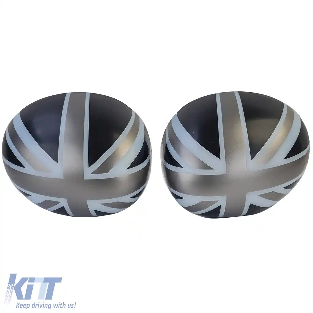 Capace oglinzi Union Jack negru gri potrivite pentru Mini F54 F55 F56 F57 13-18-image-6199905