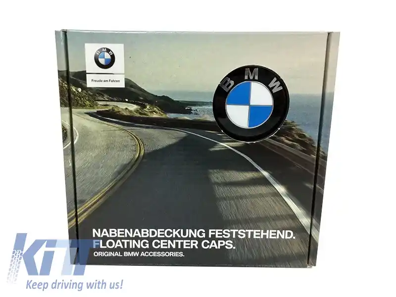 Capace originale BMW auto-centrante pentru jante set de 4, potrivite pentru diametrele șuruburilor roților de 112mm sau 120mm-image-6238872