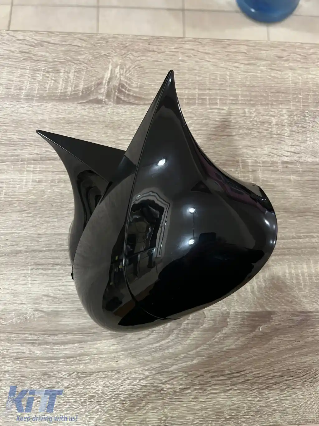 Capace pentru oglinzi design BATE MAN potrivite pentru SEAT LEON 2005-2008 - lac negru piano-image-6260594