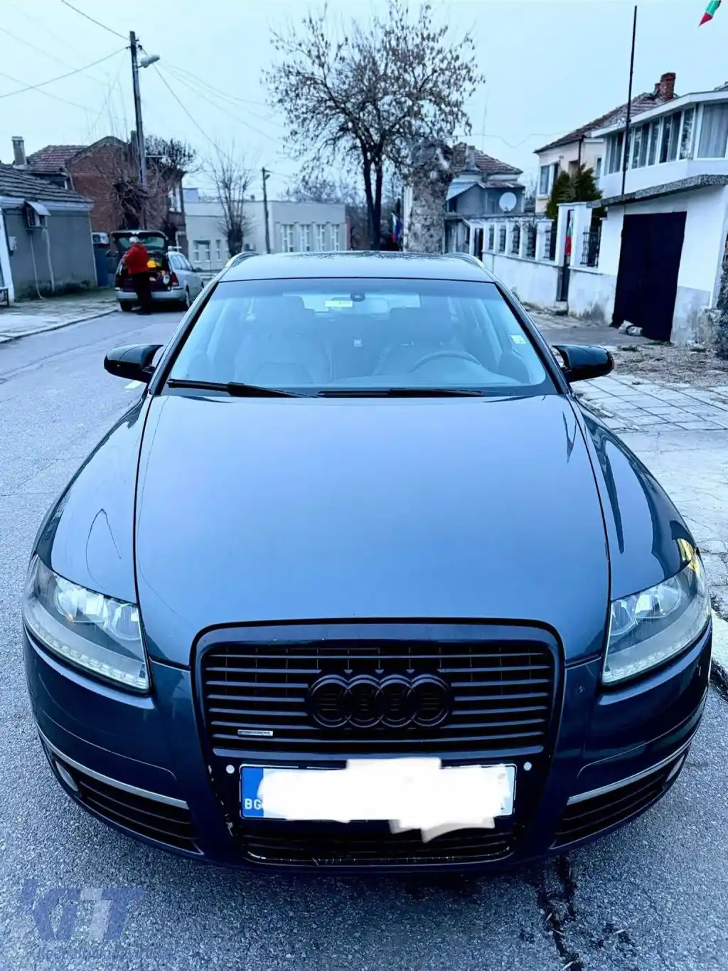 Capace pentru oglinzi design BATMAN pentru AUDI A6 C6 2004-2011 - lac piano negru-image-6260544