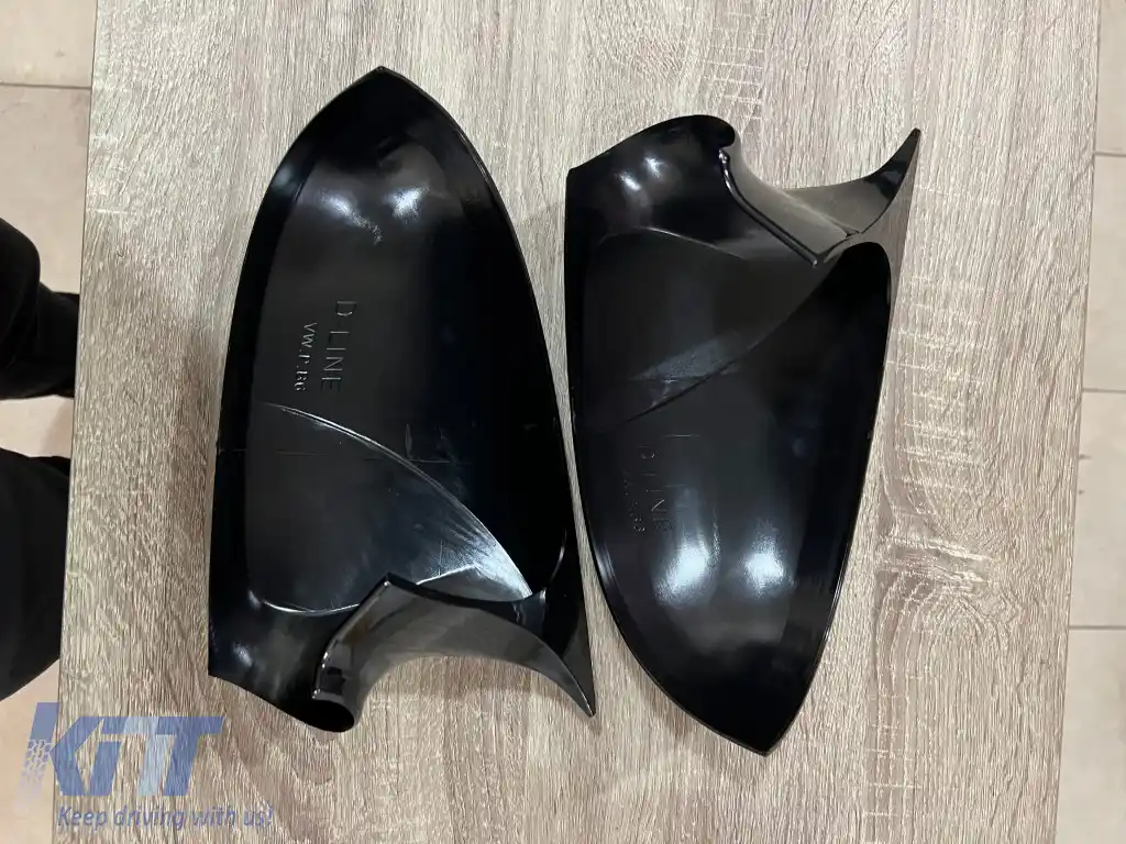 Capace pentru oglinzi design BATMAN pentru VW PASSAT B6 - lac piano negru-image-6260623