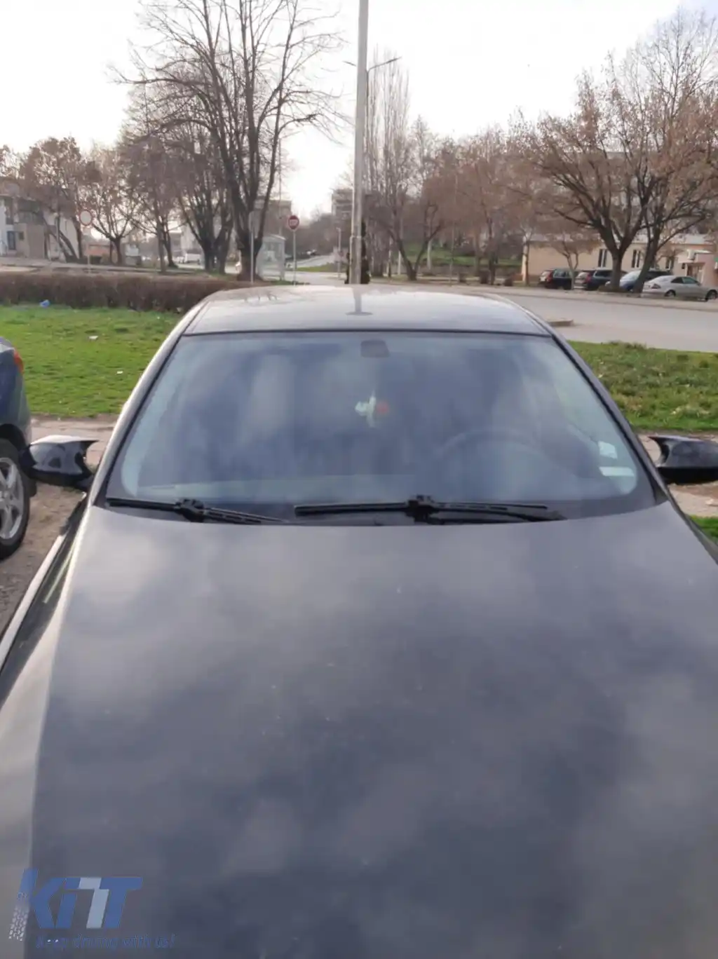 Capace pentru oglinzi design BATMAN potrivite pentru BMW Seria 3 E90 2004-2008 - lac piano negru-image-6260562