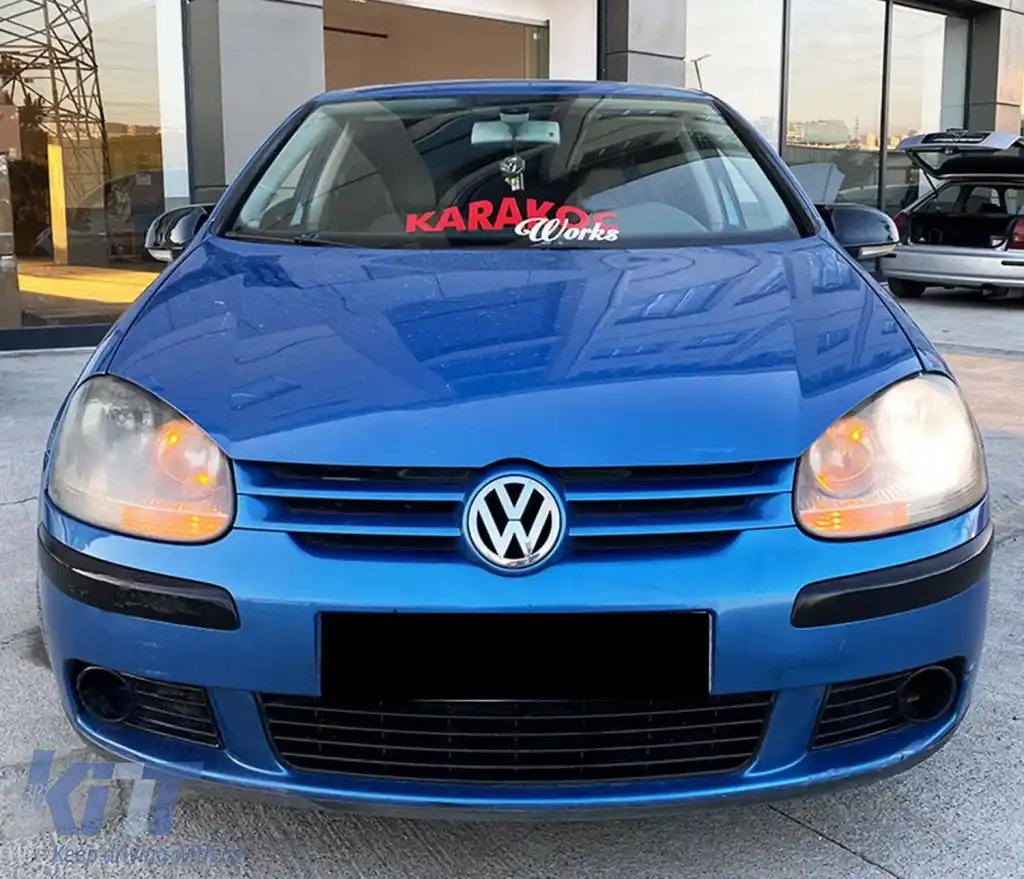 Capace pentru oglinzi design BATMAN potrivite pentru VW GOLF 5 - lac piano negru-image-6260606