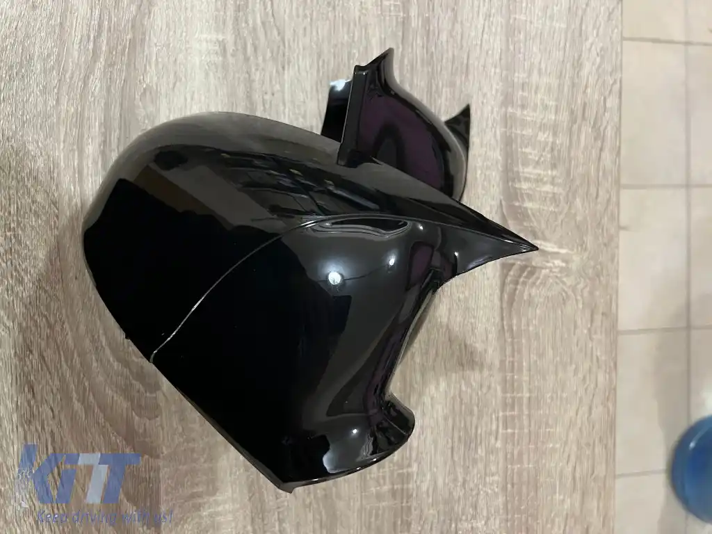 Capace pentru oglinzi design BATMAN potrivite pentru VW GOLF 5 - lac piano negru-image-6260608