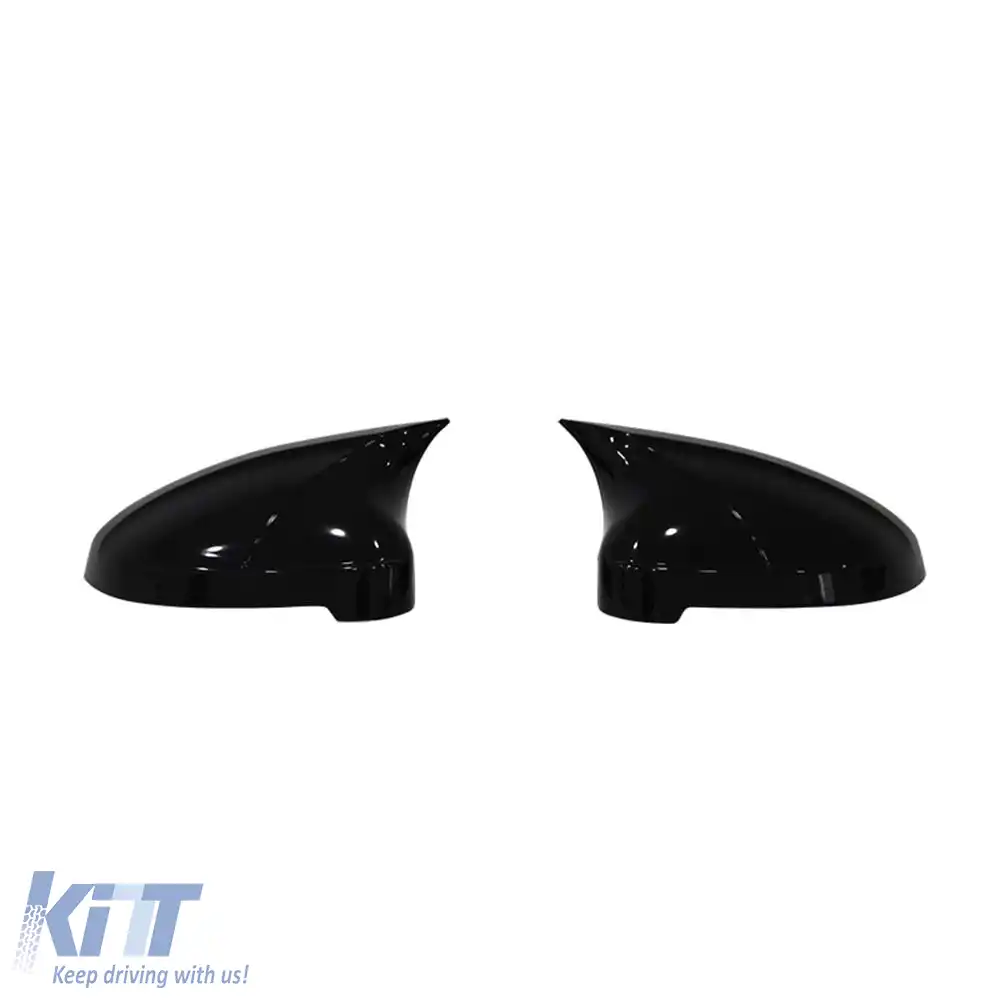 Capace pentru oglinzi design Batman potrivite pentru Audi A5 2016-2021 lac negru piano-image-6261027