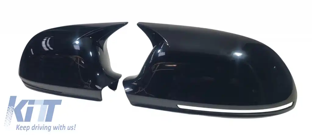 CAPACE PENTRU OGLINZI POTRIVITE PENTRU AUDI A4 B8 2008-2014 / AUDI A3 2008-2012 CU SEMNALIZATOR ÎN CAPAC-image-6326055