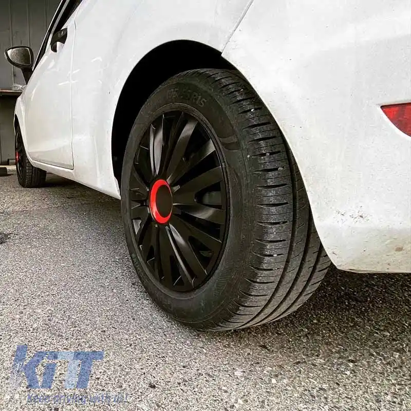 Capace roți 15'' Royal 100228 RR Negru CBX 4 Piese-image-6290804