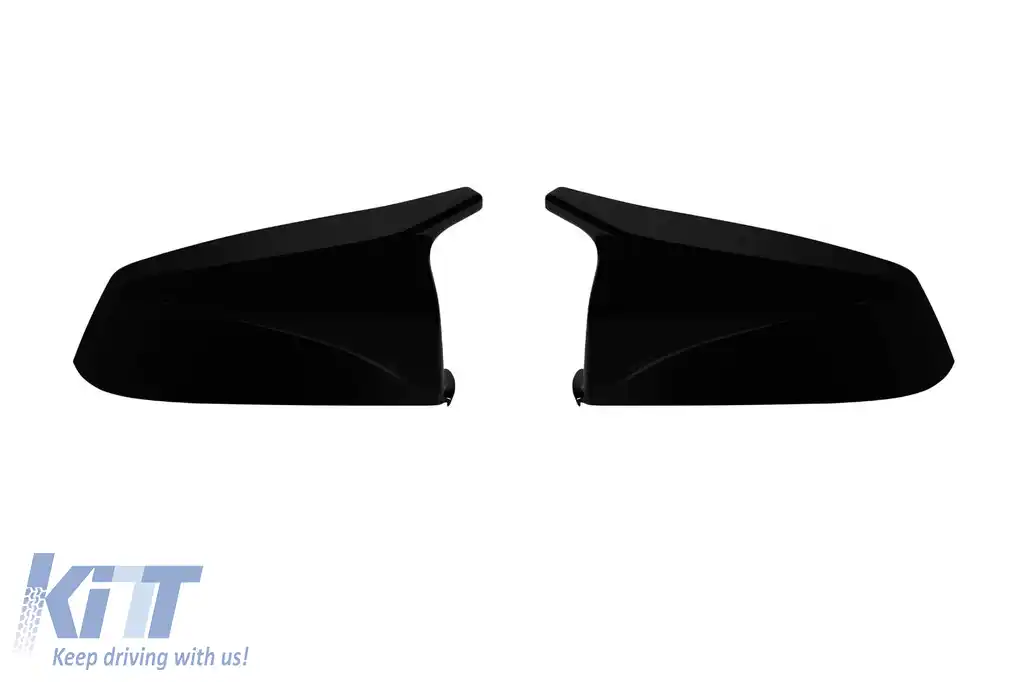 Capace tip M pentru oglinzi potrivite pentru BMW Seria 5 E60, E61 2007-2010, Seria 5 GT F07 2009-2013, Seria 7 F01, F02 2008-2011, lac negru