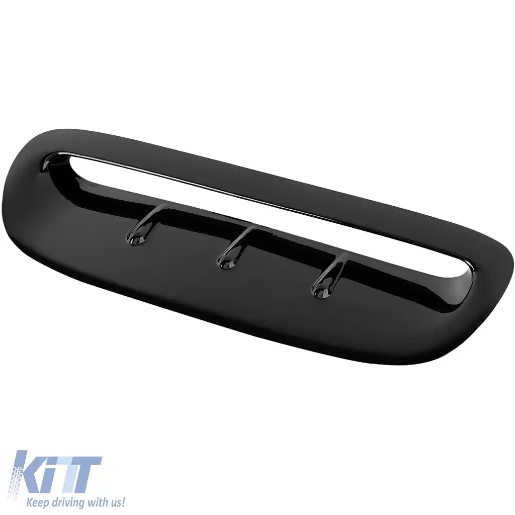 Capot de admisie aer cu scoop negru lucios pentru Mini Cooper S R50 R53 02-06-image-6207936