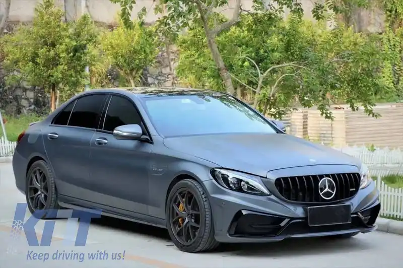 Capotă potrivită pentru Mercedes C-Class W205 S205 C205 A205 (2014-2020) Design A Design C63-image-6329694