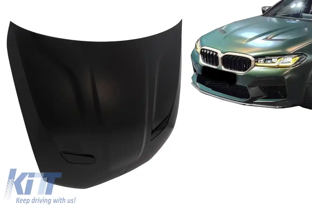 Capota compatibil cu BMW Seria 5 G30 Sedan G31 Touring G38 (2017-2019) M5 CS Look-image-6094615