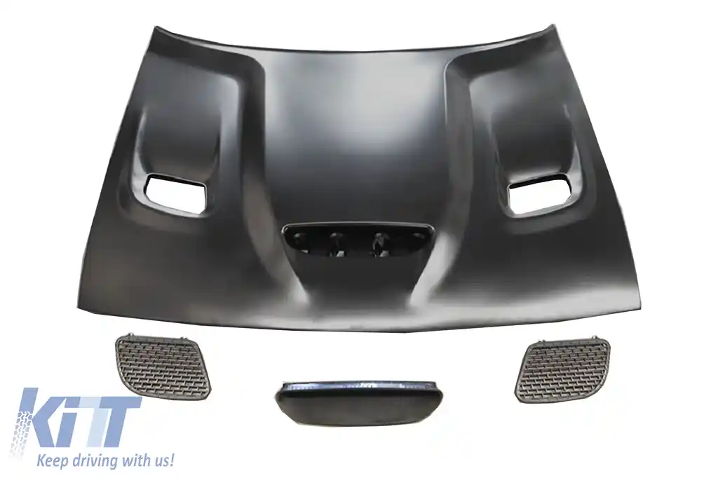 Capota Otel Inoxidabil cu Aerisire compatibil cu Dodge Challenger Coupe (2015-2023)