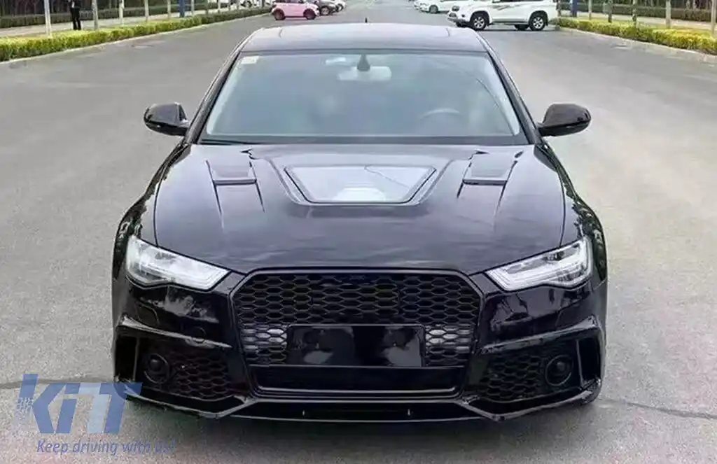 Capota Otel Inoxidabil cu Capac Motor compatibil cu Audi A5 F5 B9 (2015-2019) GT Design-image-6277144