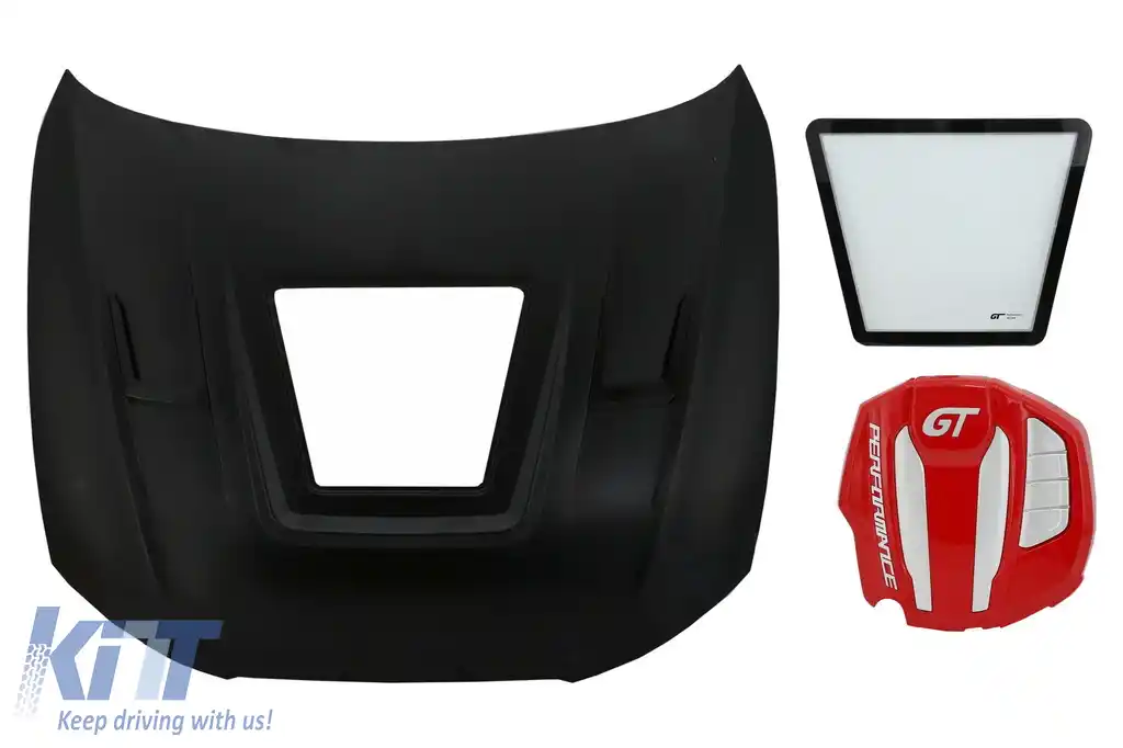 Capota Otel Inoxidabil cu Capac Motor compatibila cu Audi A5 B8.5 (2012-2016) GT Design