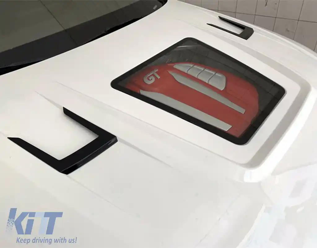 Capota Otel Inoxidabil cu Capac Motor compatibila cu Audi A5 B8.5 (2012-2016) GT Design-image-6082359