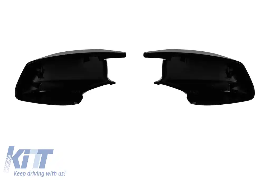 Capsule de lac negru tip M potrivite pentru oglinzi standard pe BMW Seria 5 F10, F11, Seria 6 F06, F12, F13, Seria 7 F01, F02-image-6237094