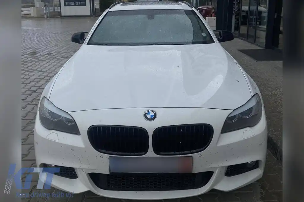 Capsule de lac negru tip M potrivite pentru oglinzi standard pe BMW Seria 5 F10, F11, Seria 6 F06, F12, F13, Seria 7 F01, F02-image-6237096