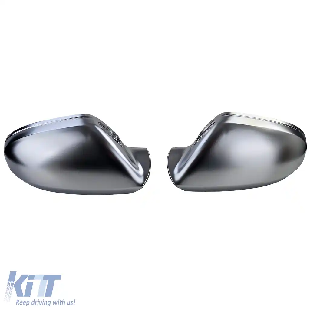 Capsule oglinzi argintii mate pentru înlocuire pentru Audi A6 4G 11-18 cu asistență la schimbarea benzii-image-6193856