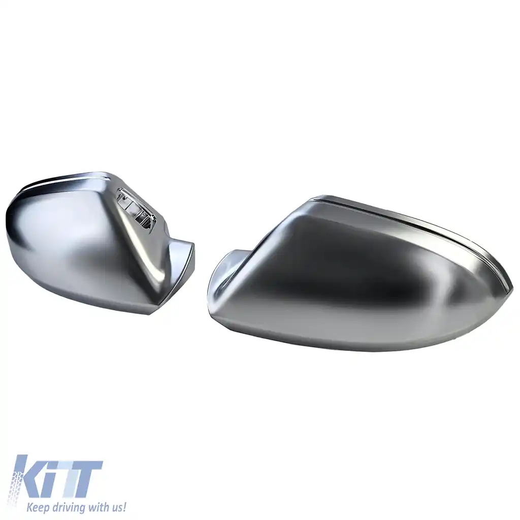 Capsule oglinzi argintii mate pentru înlocuire pentru Audi A6 4G 11-18 cu asistență la schimbarea benzii-image-6193857