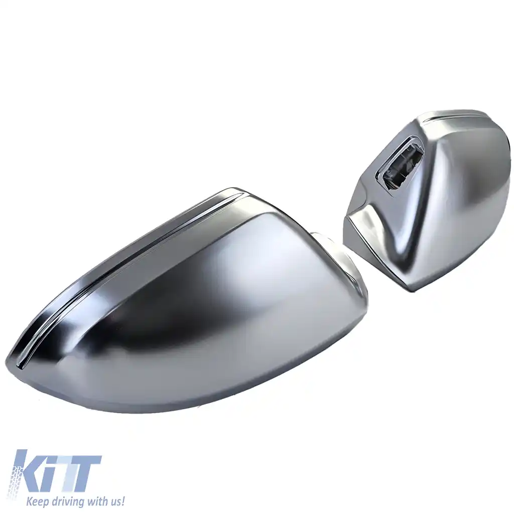 Capsule oglinzi argintii mate pentru înlocuire pentru Audi A6 4G 11-18 cu asistență la schimbarea benzii-image-6193858