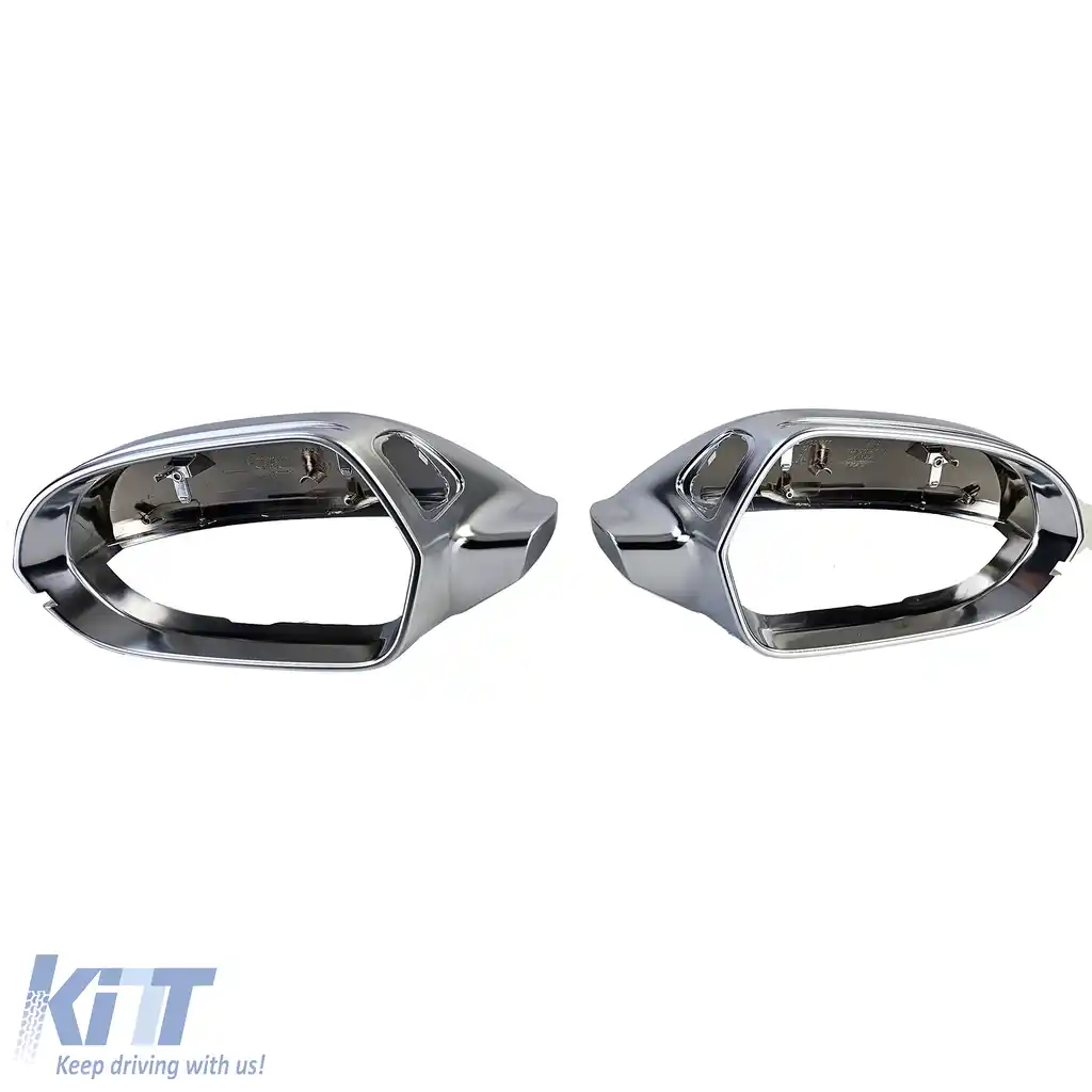Capsule oglinzi argintii mate pentru înlocuire pentru Audi A6 4G 11-18 cu asistență la schimbarea benzii-image-6193859
