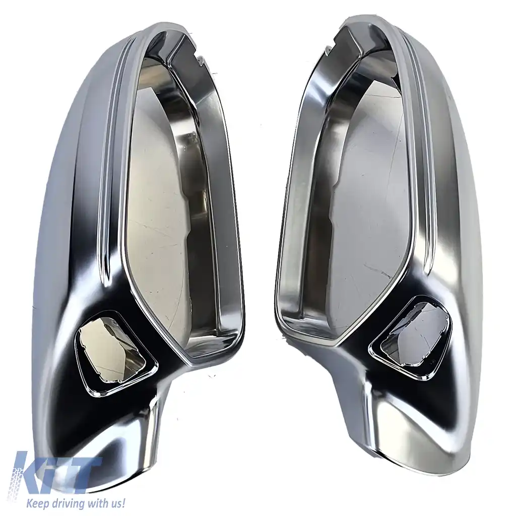 Capsule oglinzi argintii mate pentru înlocuire pentru Audi A6 4G 11-18 cu asistență la schimbarea benzii-image-6193862