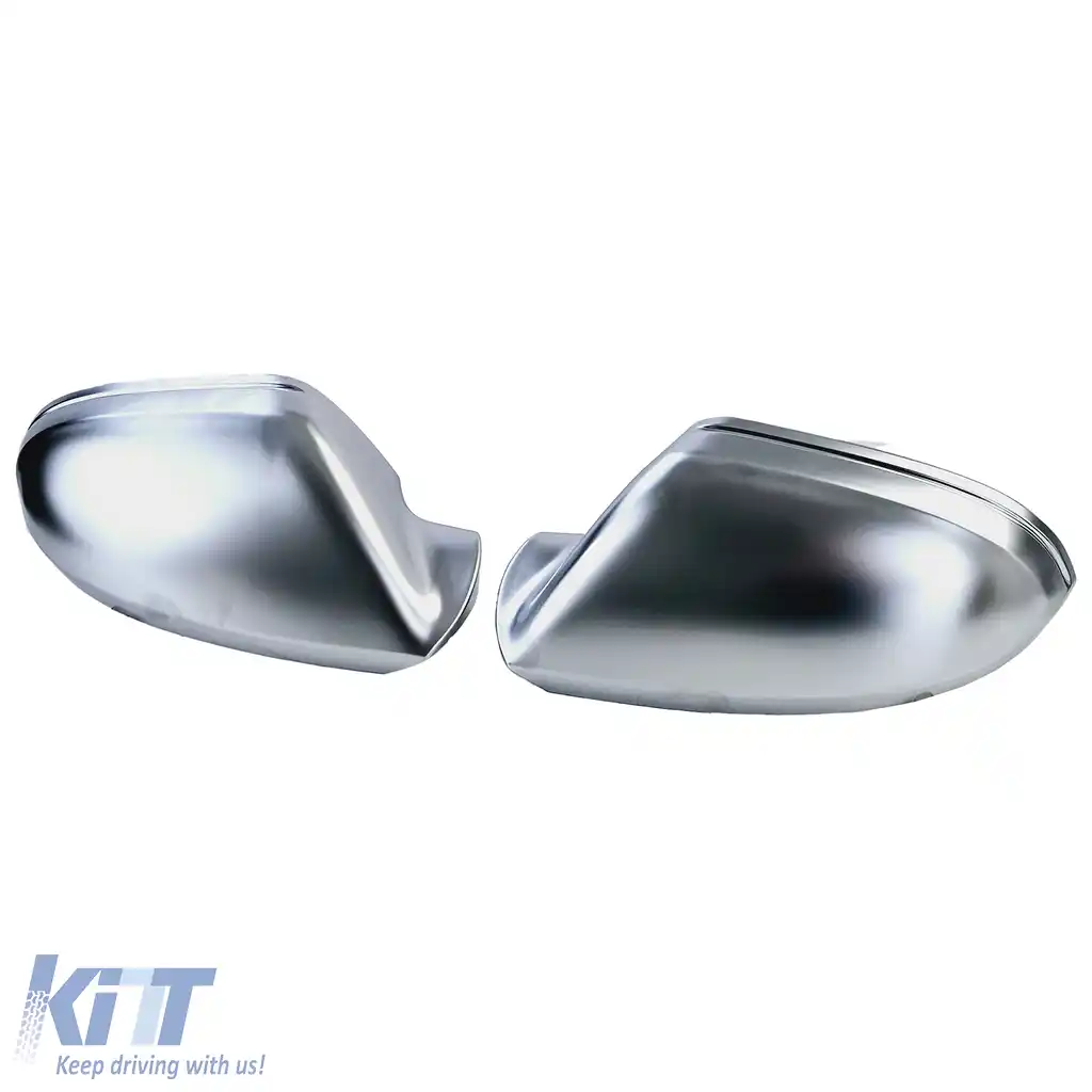 Capsule oglinzi argintii pentru înlocuire pentru Audi A6 C7 4G 11-18 fără asistență la bandă-image-6204652