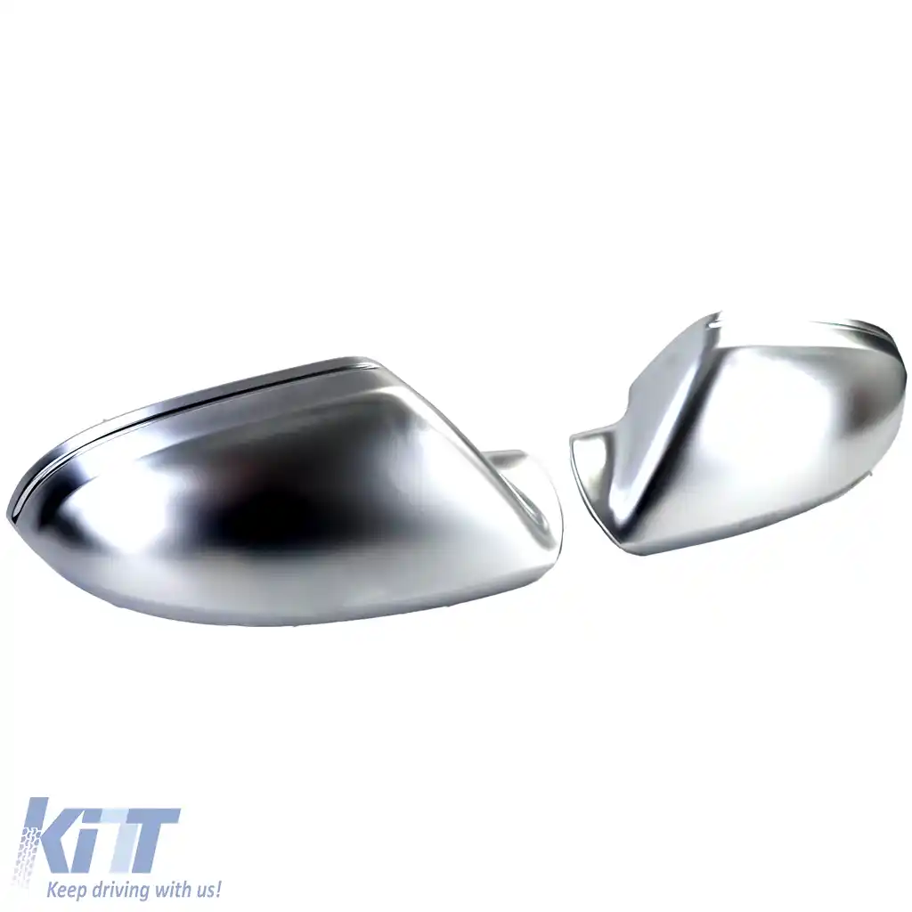 Capsule oglinzi argintii pentru înlocuire pentru Audi A6 C7 4G 11-18 fără asistență la bandă-image-6204653