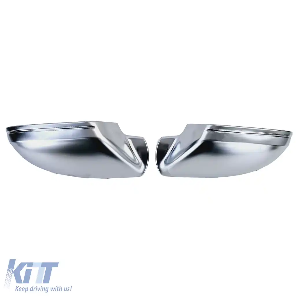 Capsule oglinzi argintii pentru înlocuire pentru Audi A6 C7 4G 11-18 fără asistență la bandă-image-6204654