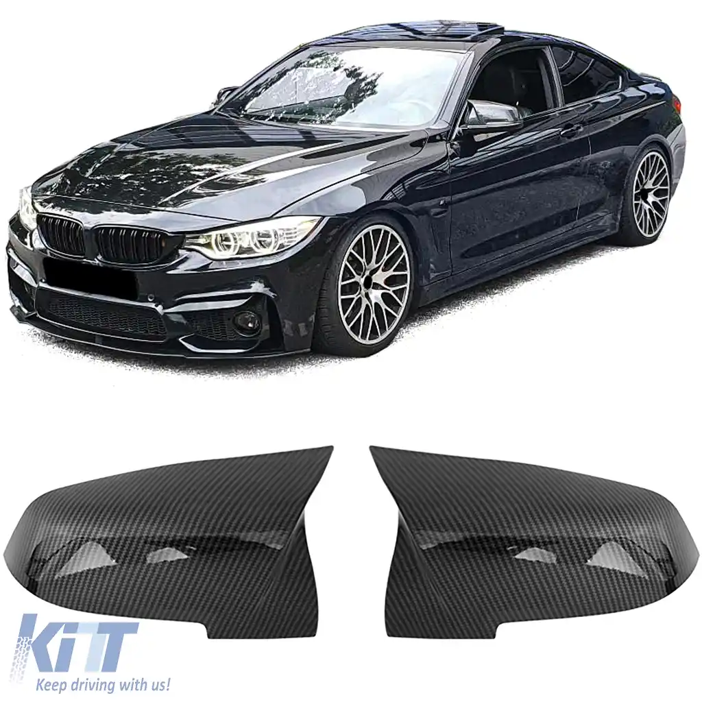 Capsule oglinzi de schimb aspect carbon potrivite pentru BMW Seria 3 F30 F31 F34 2011-2020
