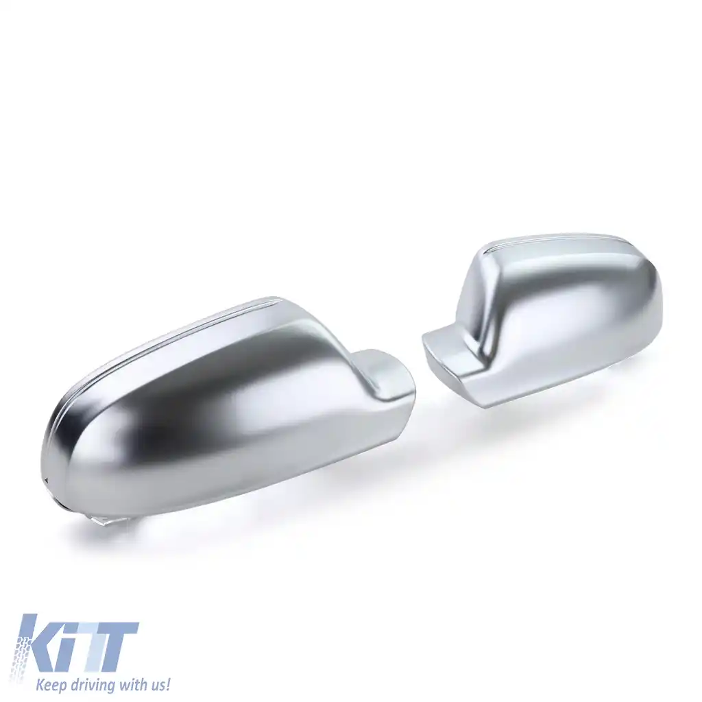 Capsule oglinzi pentru înlocuire argintii mate pentru AUDI A3 8P A4 8K B8 A5 8T 09--image-6296646