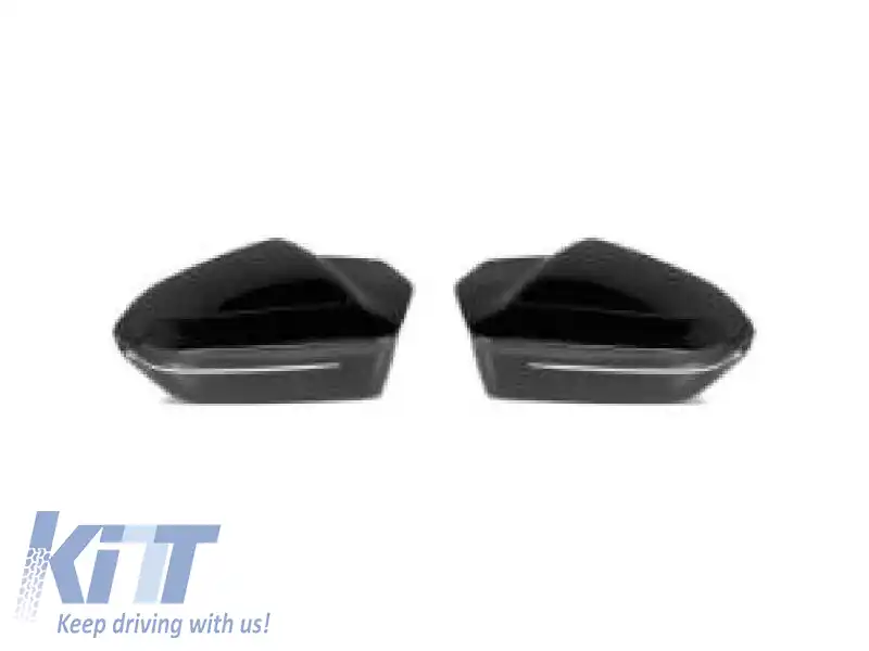 Capsule pentru oglinzi tip M5 cu lac negru, potrivite pentru BMW Seria 5 G60, G61 după 2023