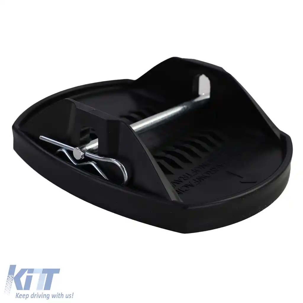 Caravana susține suporturi telescopice cu plăci de suport, suporturi cu manivelă de până la 580mm, set de 2-image-6261370