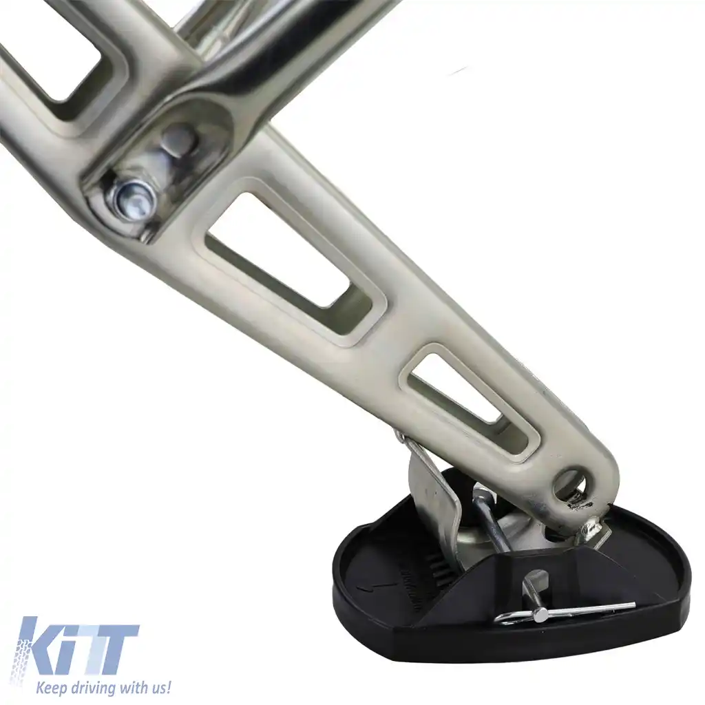 Caravana susține suporturi telescopice cu plăci de suport, suporturi cu manivelă de până la 580mm, set de 2-image-6261373