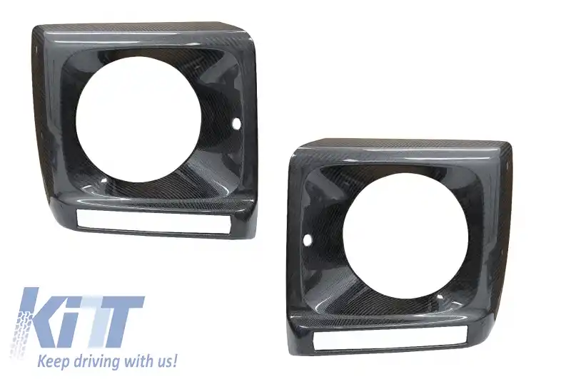 Carcasa faruri Fibra de Carbon compatibil cu Mercedes G-class W463 (1989-2018) G65 Design