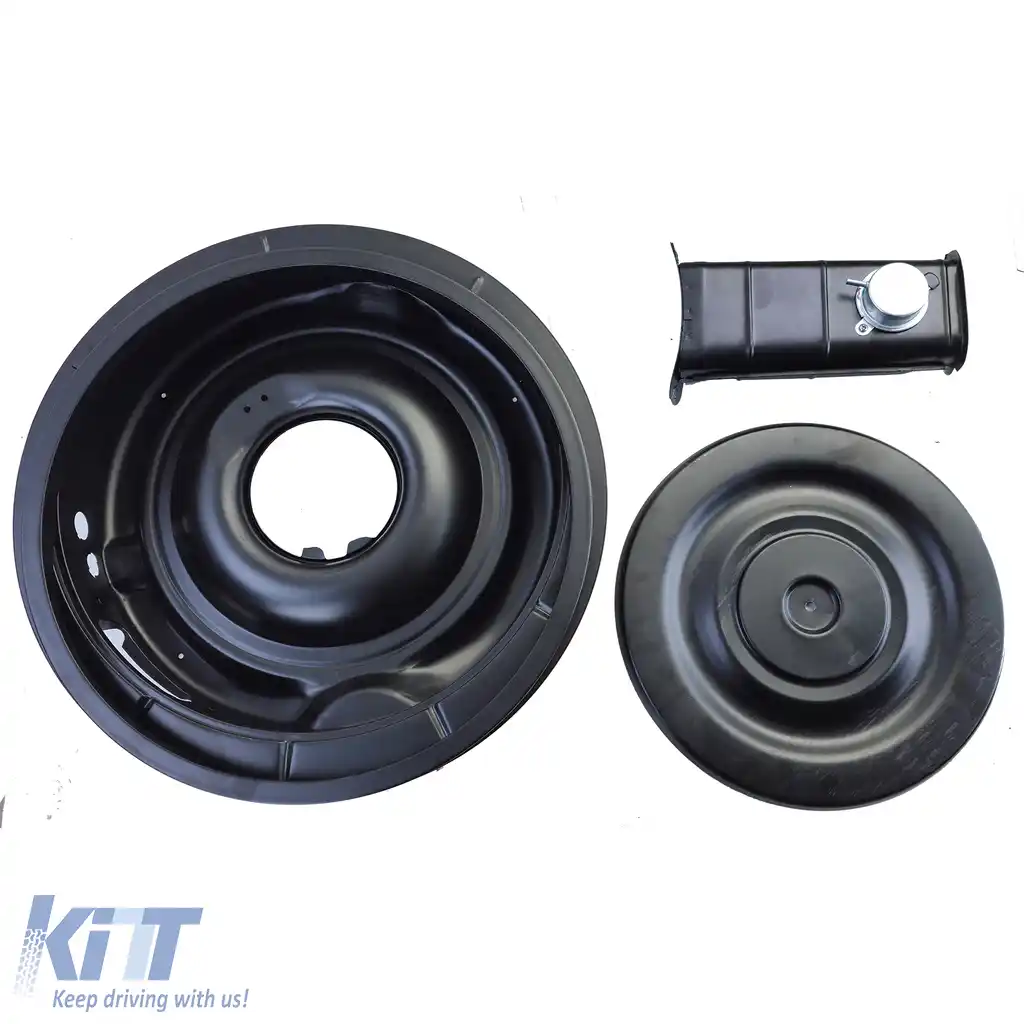 Carcasa filtrului de aer cu capac negru, potrivită pentru Ford Mustang 71-73-image-6208787