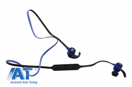 Casti audio bluetooth in-ear Xblitz Pure, negru/albastru-image-6028518