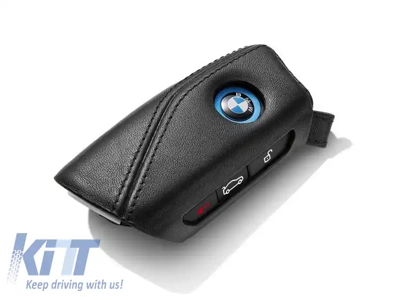 image-9-Caz original din piele pentru cheie, potrivit pentru BMW