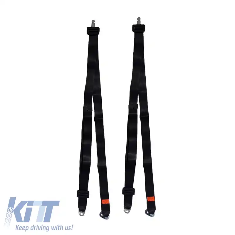 Centură de siguranță cu 3 puncte și crutch de 55cm Auto GS 20604 4 bucăți-image-6301783