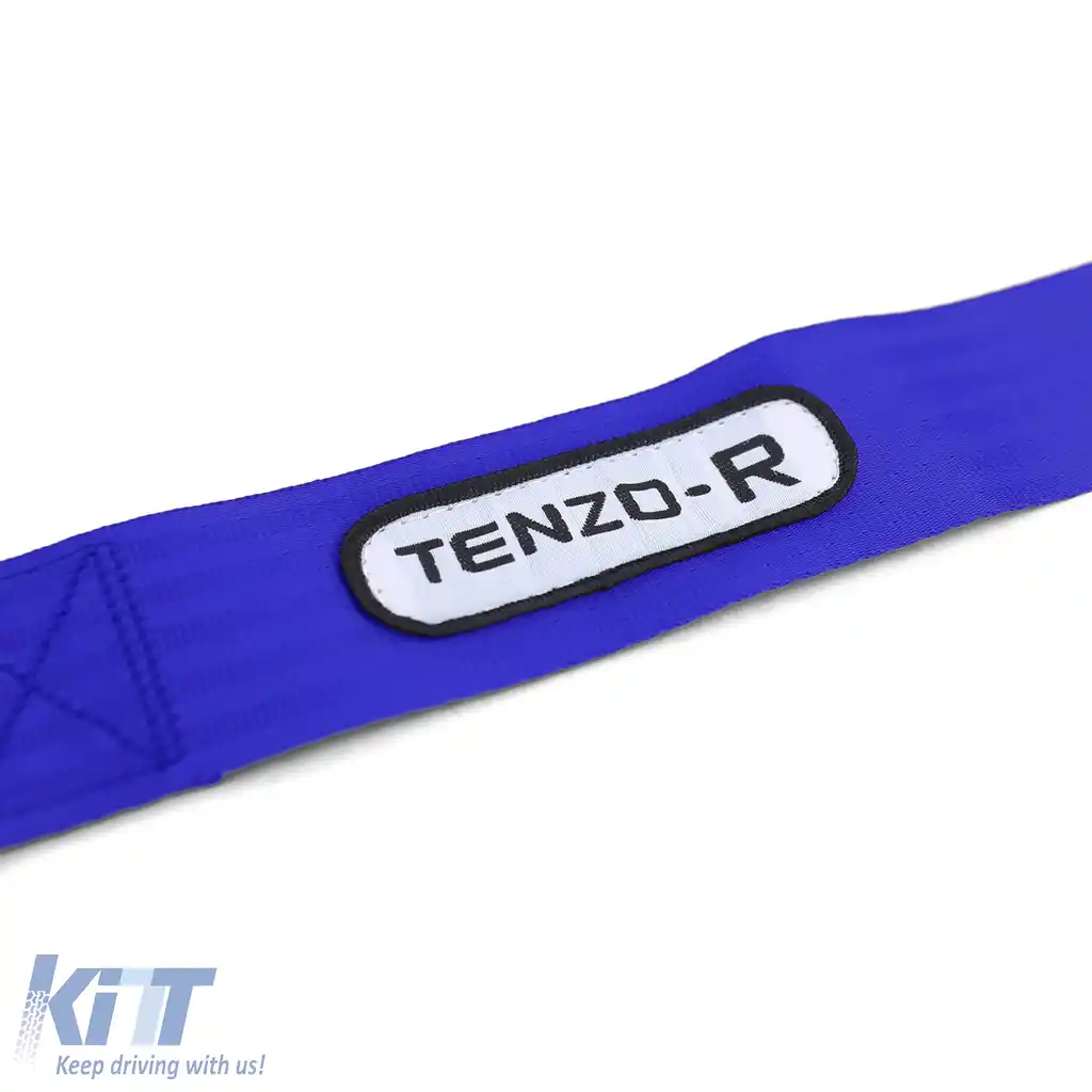Centura de siguranță Tenzo-R Sport cu 4 puncte, albastră, cu marcaj E-image-6195600