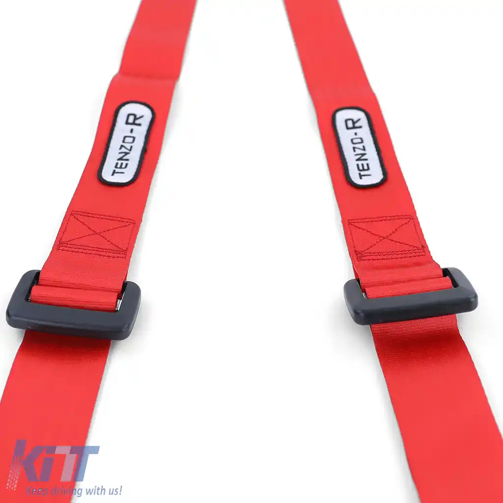 Centura de siguranță Tenzo-R Sport Harness Belt 3 puncte roșie cu marcaj E-image-6190828